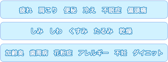 こんな症状でお悩みの方に水素をおすすめします