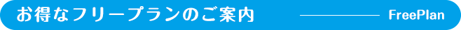 お得なフリープランのご案内